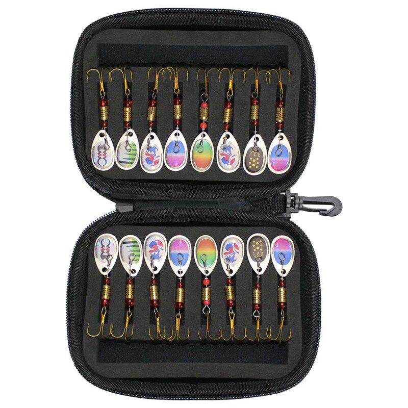 16pcs/20pcs Set Fishing Spoons Lures Metal Baits Set forCast
