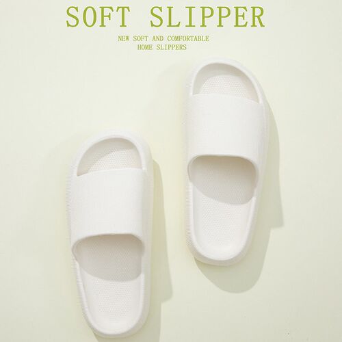 4cm Thick-soled Sandals For Womens Couple Rubber And Plasti