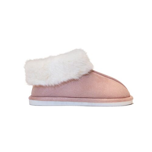 Cotton Slippers For Women With Fur Thick Soles Cute Indoor H