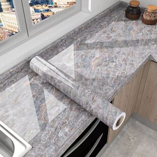 40cm Width Marble Self Adhesive Wallpaper Vinyl Wall Sticker