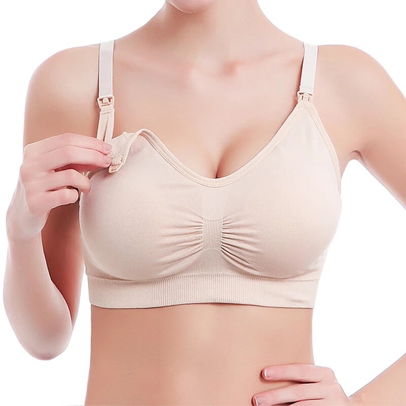 Nursing Bra Without Bones Maternity Bras Pregnancy Clothes P图片
