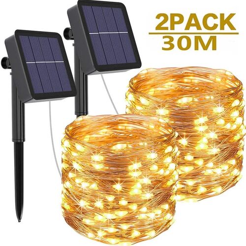 LED Solar Light Outdoor Waterproof Fairy Garland String Ligh