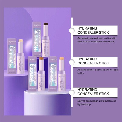 Zephoco Contour Concealer Stick - Gentle, Natural, Moisturiz