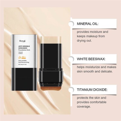 HOYGI Moisturizing Foundation Stick - Lightweight, Hydrating