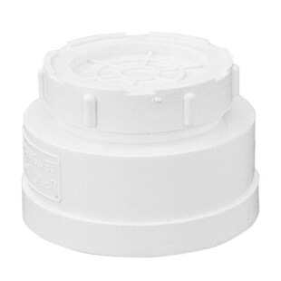 海斯迪克PVC排水管带检查口管帽PVC清扫口外堵5个HKsq-317