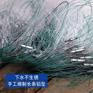 泗阳加粗丝鱼网大鱼粘网三层沉网丝网鱼塘水库捕鱼网米挂网