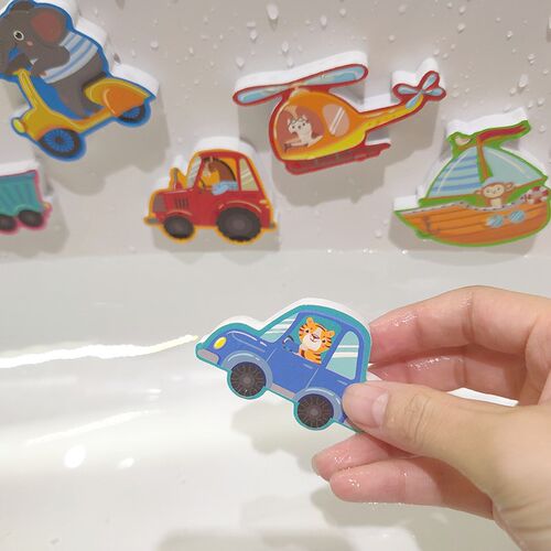 Baby Bathroom Toys Soft EVA Paste Early Educational DIY Puzz
