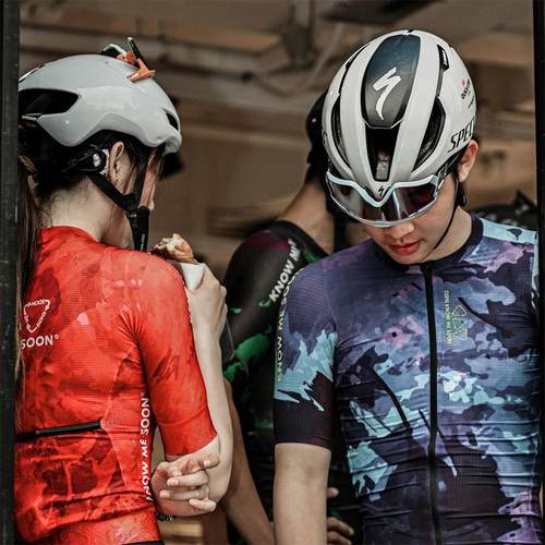 CSPD新款自行车男女骑行服公路车短袖速干上衣山地车装备竞技透气