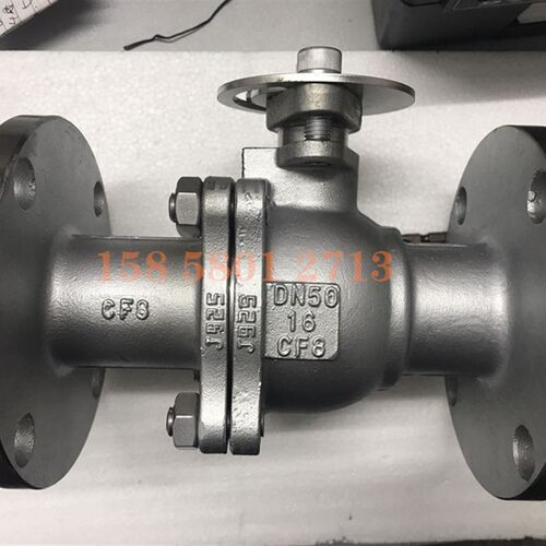 带刻度中型球阀LKQ41F-16P不锈钢法兰球阀代刻度DN25 50 304