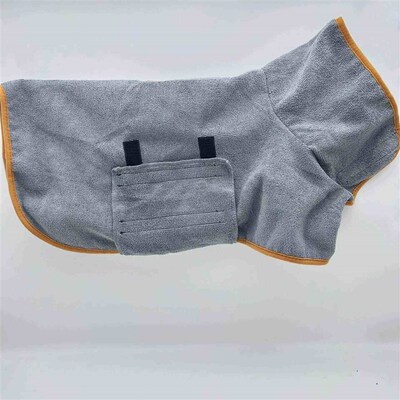 Dog bathrobe, absorbent pet quick drying bath towel