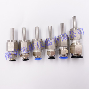 光杆转快插31不锈钢接头焊接直杆快拧转接头1/光杆转  8 10mm