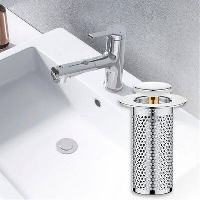 Stainless Steel Sink Drain Plug 2 In 1 Sink Strainer Sink
