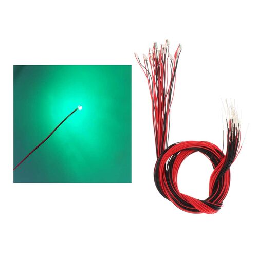 20x SMD Model Train Pre-soldered Micro Litz Wired LED Leads