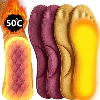 2Pairs Self Heating Insoles Thermostatic Thermal Insole Mass