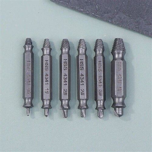Damaged Screw Extractor Broken Bolt Stripped Set Double
