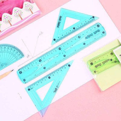Soft ruler ruler sall stationery prize set ruler four-piece