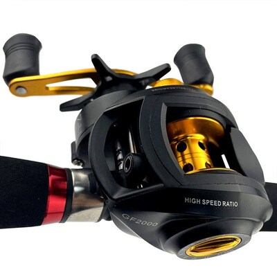 18BB Baitcaster Reel Set 1.6-2.4m Spinning Rods Telescopic R