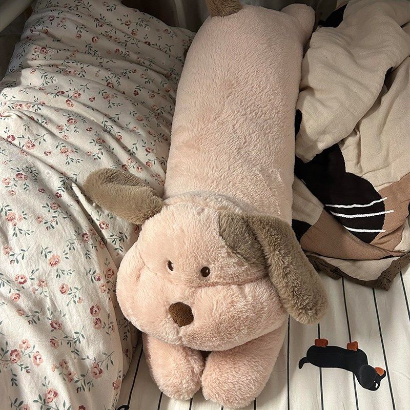 毛绒小狗抱枕玩偶靠垫女生睡觉专用长条夹腿宿舍床上公仔