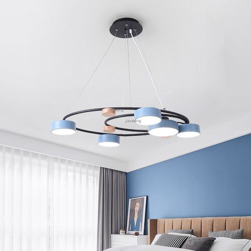 Modern Decor LED Solid Wood Pendant Lights Nordic Simple Han