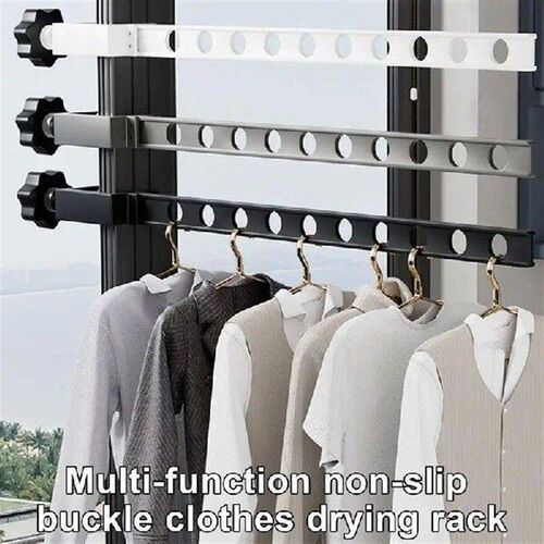 Drying Rack Clothing Wall Mounted Stable Non-Slip Window