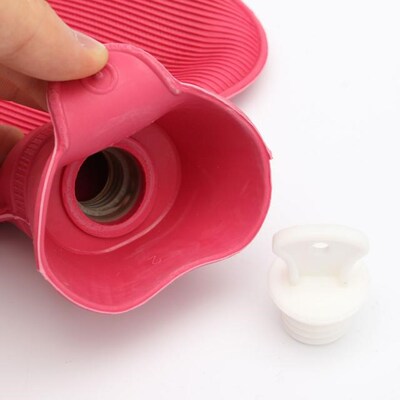 Rubber Hot Water Bottle Bag Heating Bottle Hand Warmers Bott