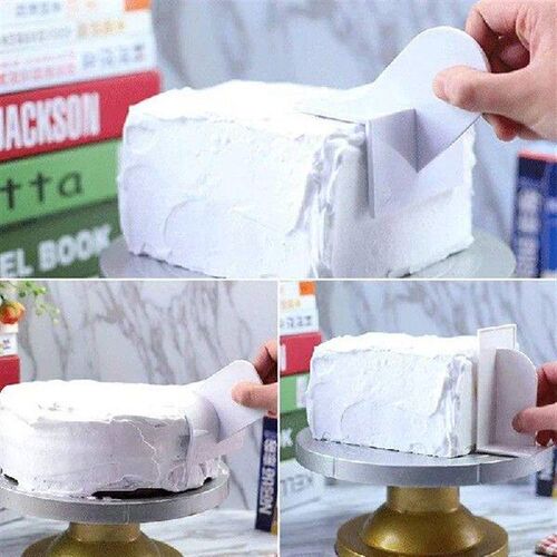 11pcs Irregular Teeth Edge Cream Scraper Cake Trapezoid