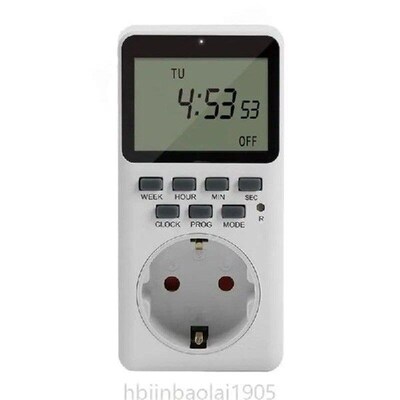 E74E Outlet Timer 7 Day Plug in Timer Outlet Indoor Digital
