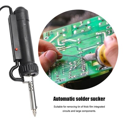 Electric Vacuum Solder Sucker Desoldering Suction Pump Iron