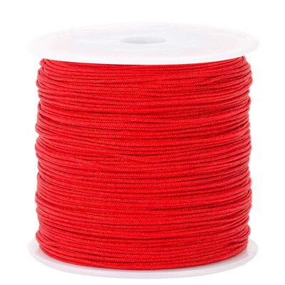 No. 72 jade thread 0.8mm red rope hand rope handmade  braide