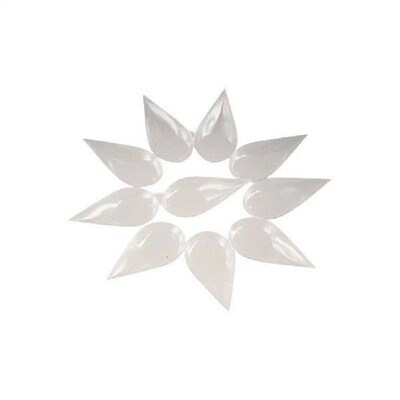 10Pcs Tableware Unbreakable Drop Appetizer Plates Plastic