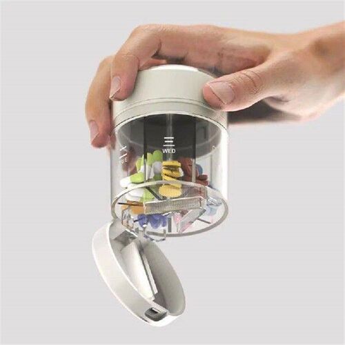 with Medicine Cutter Mini Pill Box high-capacity Moisture
