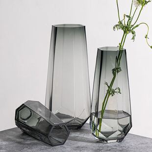 Nordic creative glass vase transparent vase decoration