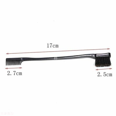 1Pc Beauty Double Sided Edge Control Hair Comb Hair Styling