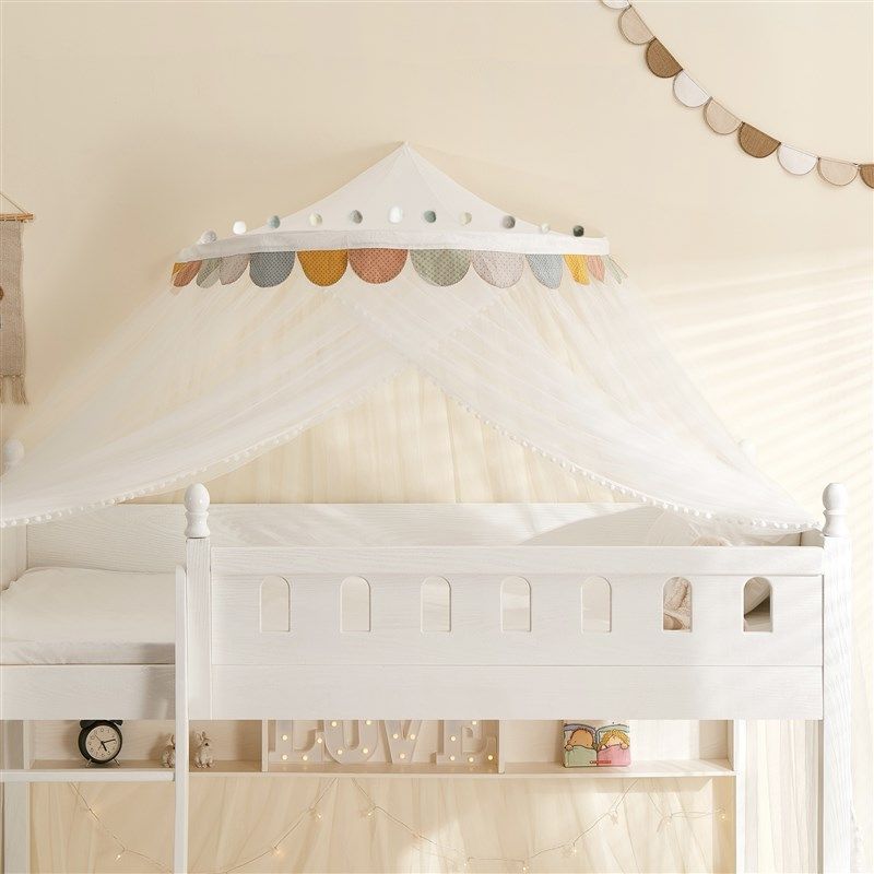 儿童蚊帐上下铺子母床层学生高低床梯形家用免安装一体式通用,床上用品,蚊帐,淘宝优惠券,粉丝福利购,淘宝优惠卷