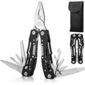 Knife Pliers Folding Multi Fold Pocket Portable Outdoo tool