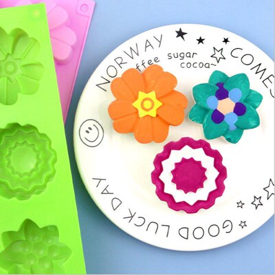 Cake Mousse Mold Rose Flower Chrysanthemum Silicone Baking P