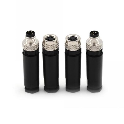 M8 Waterproof Sensor Connector 3Pin 4Pin A Type Male&female