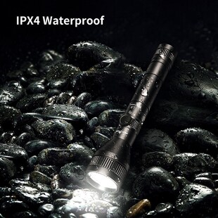PEETPEN L9 USB Rechargeable LED Flashlight Pocket Torch 4 Mo