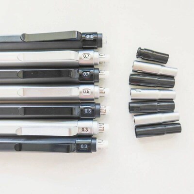 0.3/0.5/0.7/2.0mm Mechanical Pencil Low Center of Gravity Me