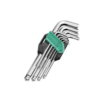 Q1FD 9pc Set Steel Ergonomic Handle Precise Size 1.5-10mm