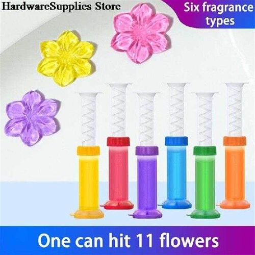 Flower Aromatic Gel Toilet Deodorant Cleaner Remove Odors