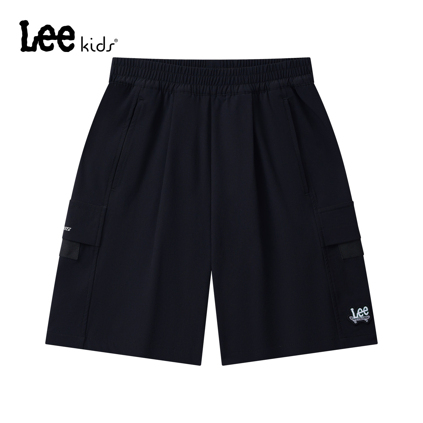 lee kids儿童工装短裤男童夏季薄款速干透气中大童休闲运动五分裤