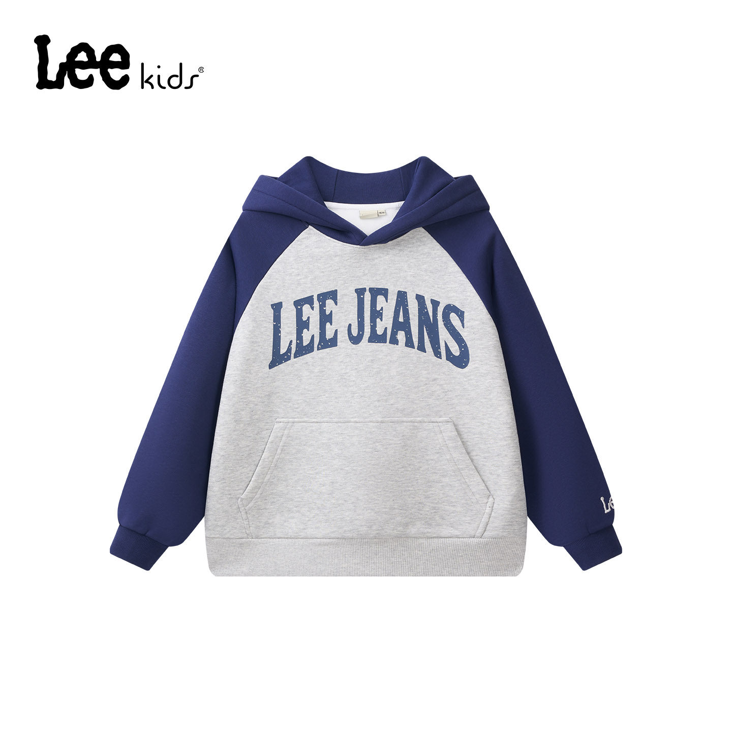 Leekids加绒连帽男女童卫衣