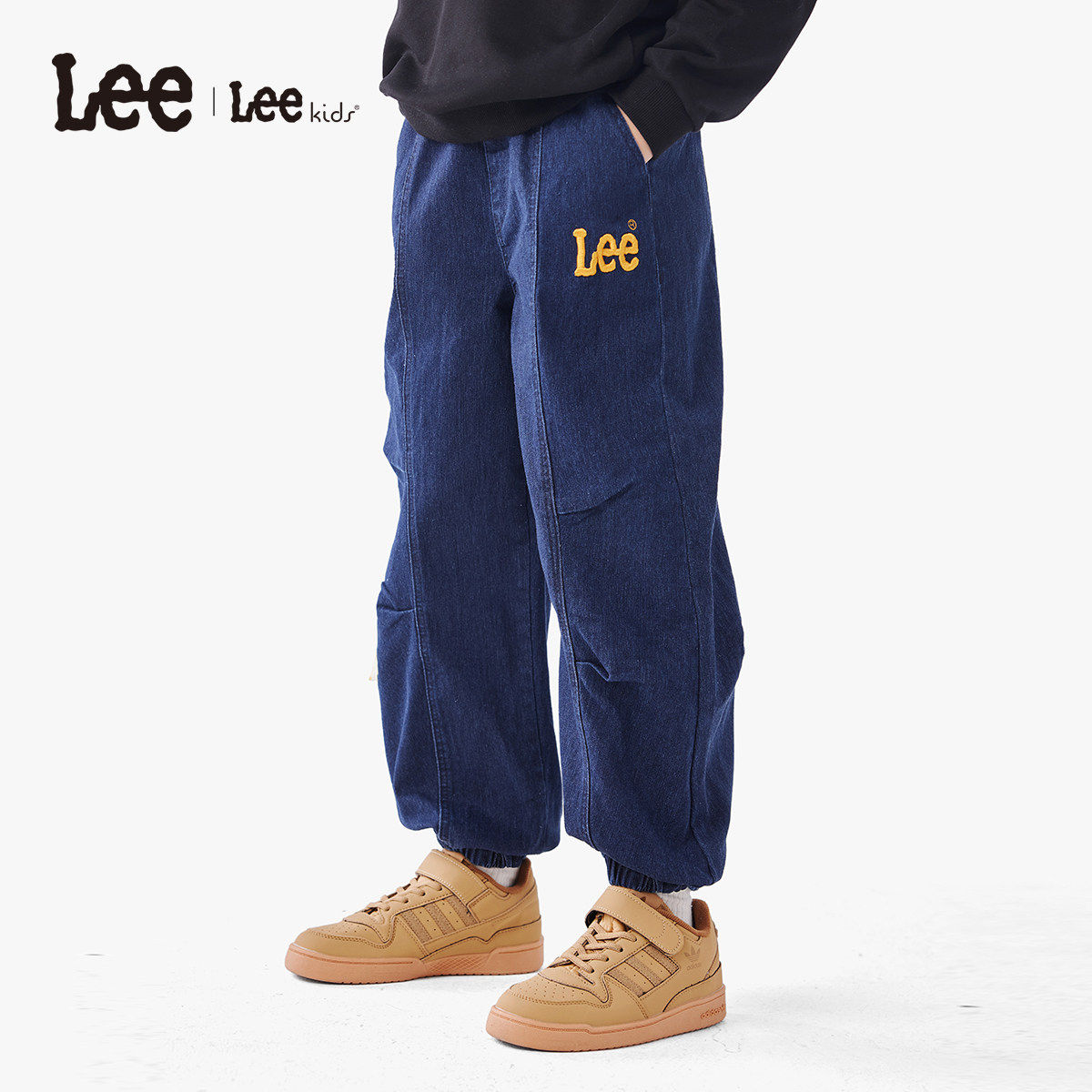 Lee儿童牛仔裤复古水洗百搭休闲时尚宽松春季新款潮流男女童裤子,童装/婴儿装/亲子装,儿童牛仔裤,淘宝优惠券,粉丝福利购,淘宝优惠卷