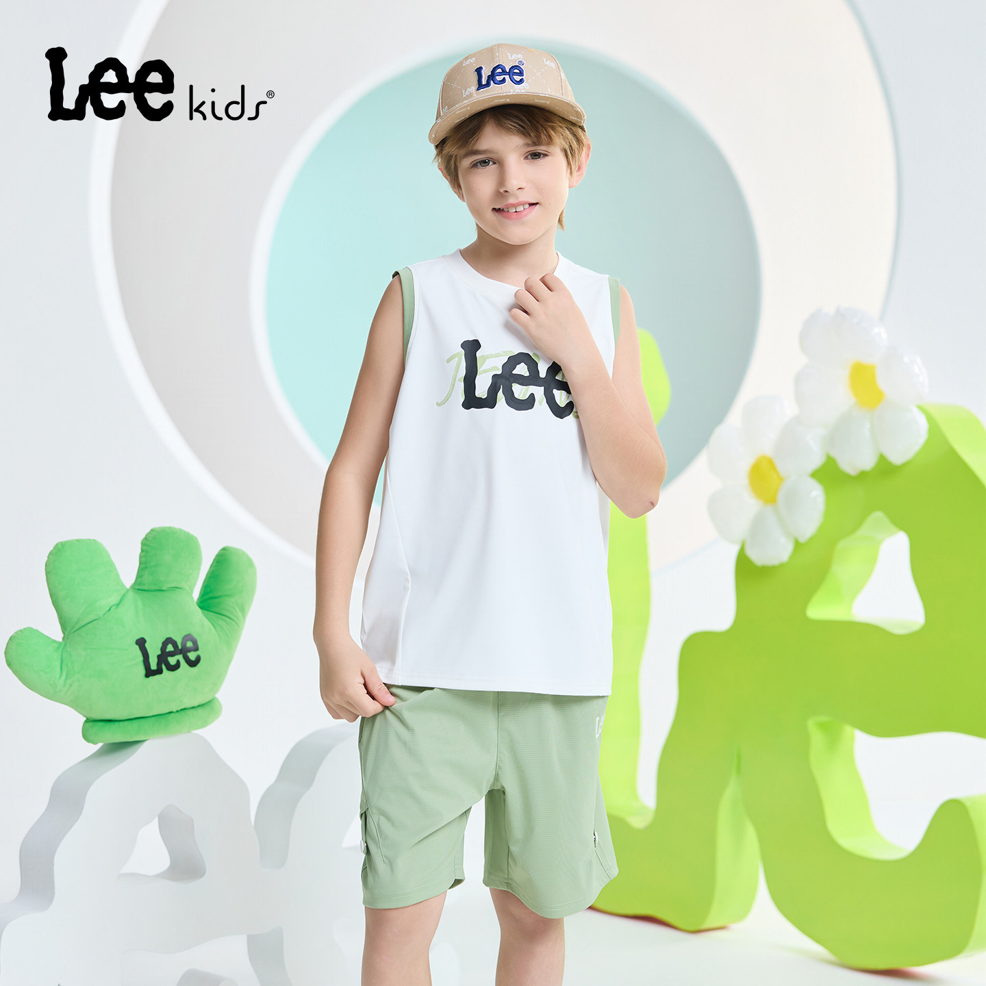 LeeKids男童夏季速干两件套