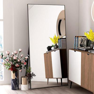 全KAU身穿衣镜落地家用宿舍服店试镜简装约ins穿衣红镜网大镜衣子