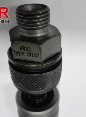 倍润RT快速接201.07外C螺纹头拔插式公201.07母接头