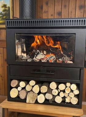 29850取25新款真火燃木壁木柴柴火家用取暖客炉村厅农民宿装饰暖