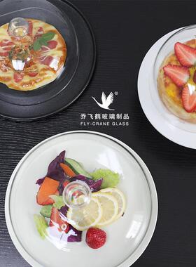 波炉加热璃用家用防溅防盖油热菜微盖耐高温YJ617392甜展示罩保鲜