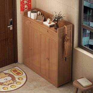 家用门口鞋柜道出租房过用的47629防层尘封闭式收纳鞋架宿舍阳台